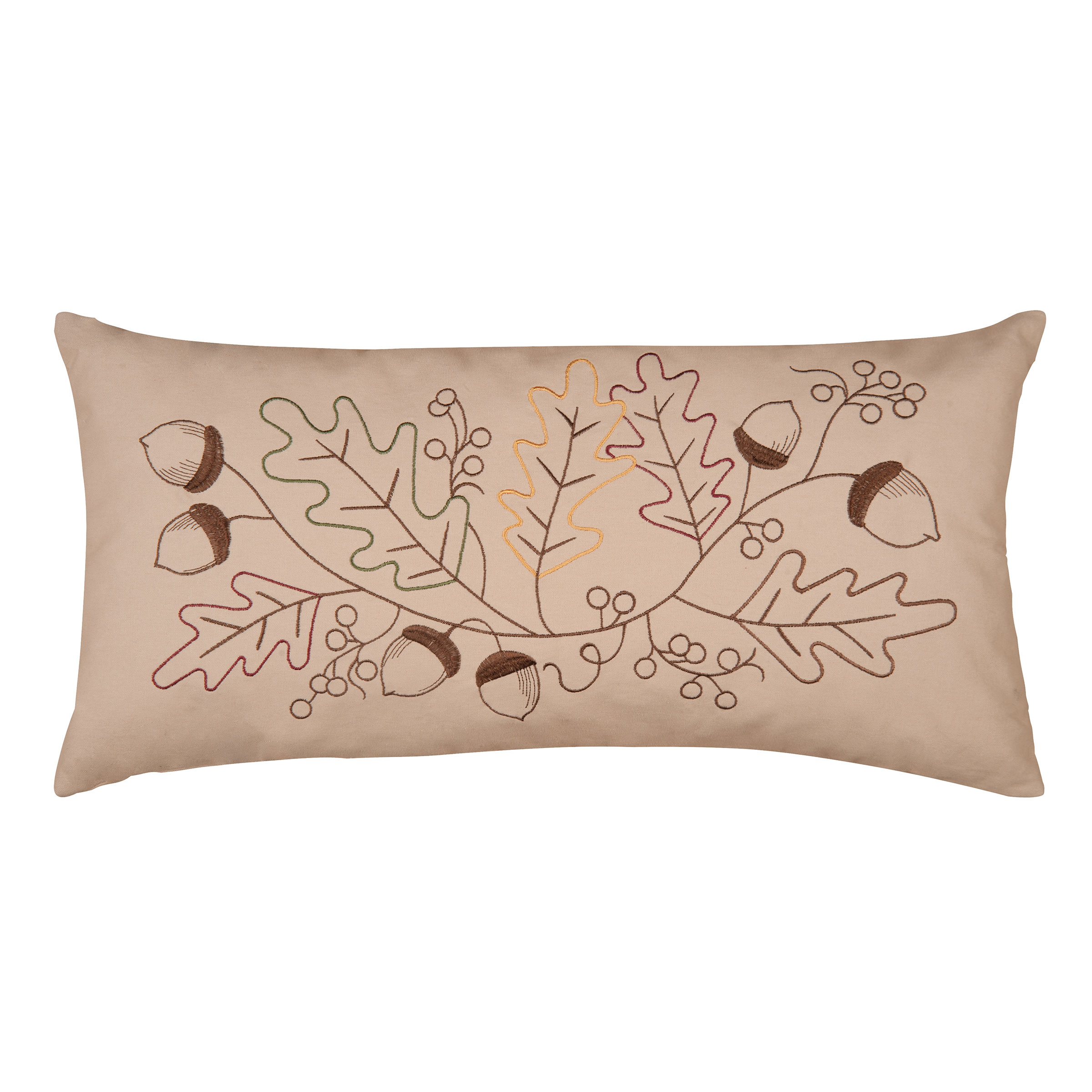 Luke Embroidered Thanksgiving Throw Pillow, 12" x 24" - Walmart.com
