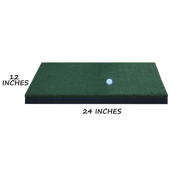 12" x 24" Nylon Golf Mats Turf Chipping Driving Range Practice Mat Training Aid