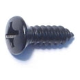 thumbnail image 1 of #12 x 3/4" Black Steel Phillips Oval Head Sheet Metal Screws (12 pcs.), 1 of 1