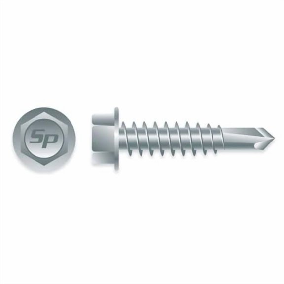 #12 x 3/4" HWH ZINC Plated S/D Screws 4,000ct | H1212$$Hardware