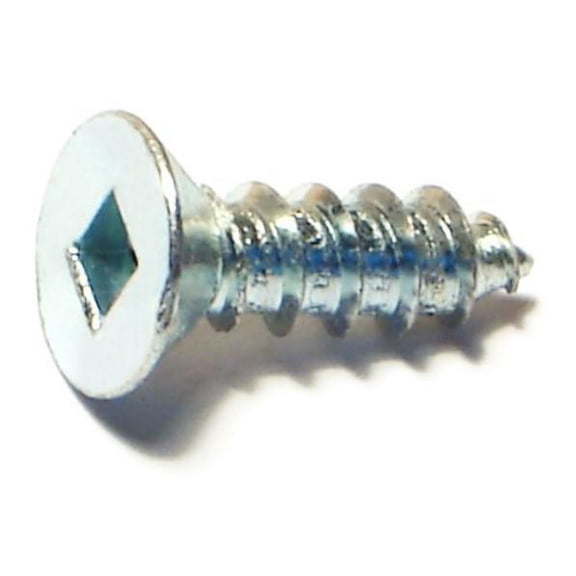 #12 x 3/4" Zinc Square Drive Flat Head Sheet Metal Screws SMSFLS-185 (55 pcs.)