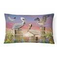 thumbnail image 1 of 12 x 3 x 16 in. Pelicans Canvas Fabric Decorative Pillow, 1 of 1