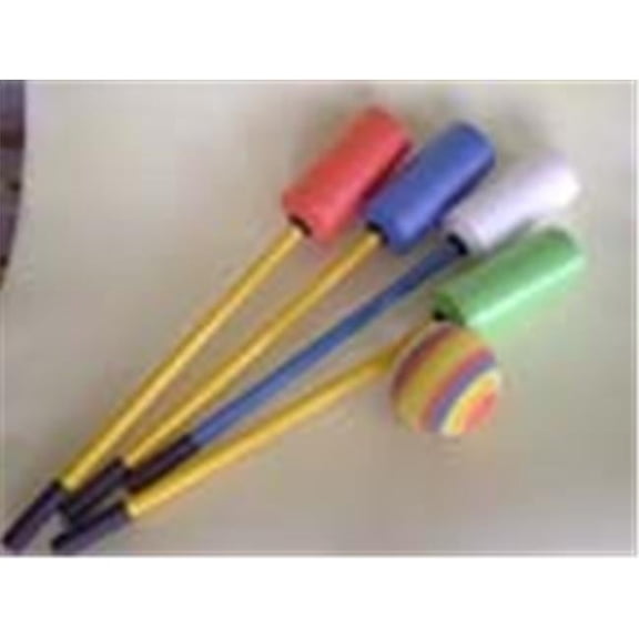 12 x 34'' Sticks  1 x 5.5'' Foam Ball Polo Set