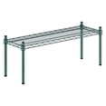 thumbnail image 1 of 12" x 36" x 14" Green Epoxy Wire Storage Shelf, Dunnage Rack, 1 Tier Small Shelf, 1 of 1