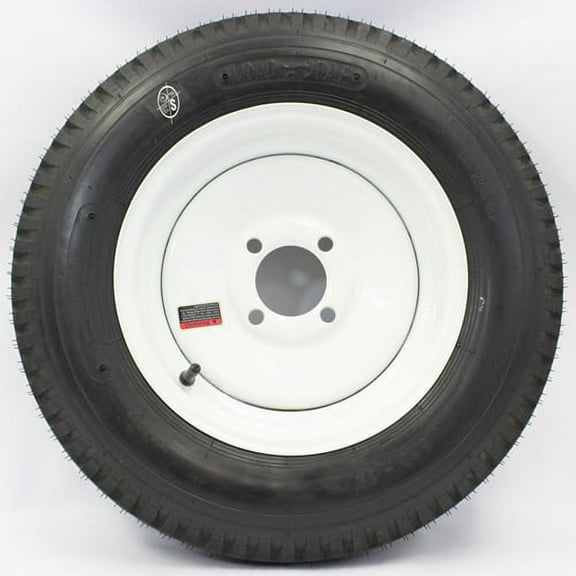 Southwest Wheel 12" x 4" 4-4" Bolt Circle White Trailer Wheel