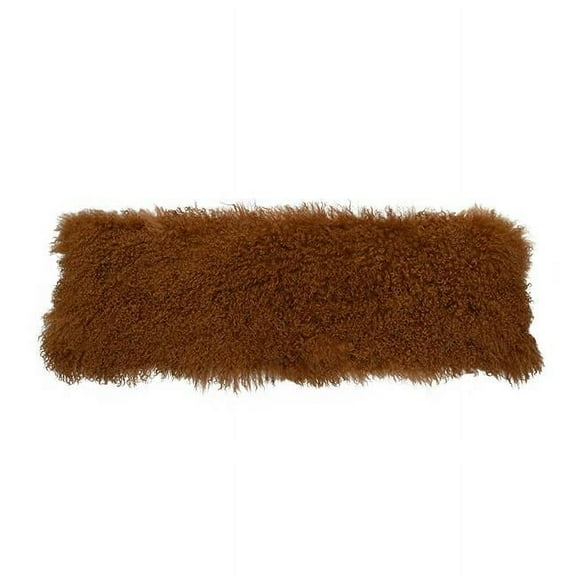 12 x 40 in. No.34 Tibetan Lumbar Pillow, Copper