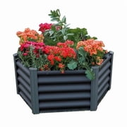 12 x 40 in. The Organic Hex Garden Bed