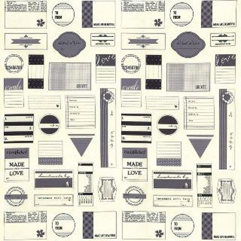12" x 44" Cotton Panel Sewing Labels Project Labels Quilting Crafts