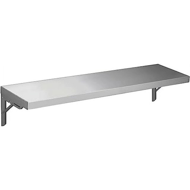12" x 48" Stainless Steel Folding Wall Shelf Food Truck, Kitchen