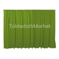 thumbnail image 1 of 12 x 5 ft Backdrop Background FOR PIPE AND DRAPE DISPLAYS Polyester 24 COLORS", (Color: Apple Green), 1 of 1
