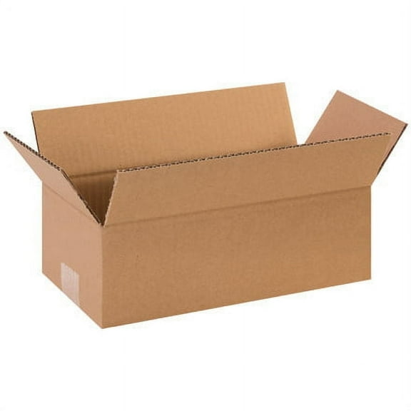 12 x 5 x 4" Long Corrugated Boxes, ECT-32 Brown Shipping/Moving Boxes 25 Boxes