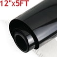 thumbnail image 1 of 12" x 5FT Black HTV Iron On Heat Transfer Vinyl 5 Feet Roll for T Shirt Cricut, 1 of 6