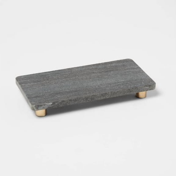 12" x 6" Marble Serving Stand