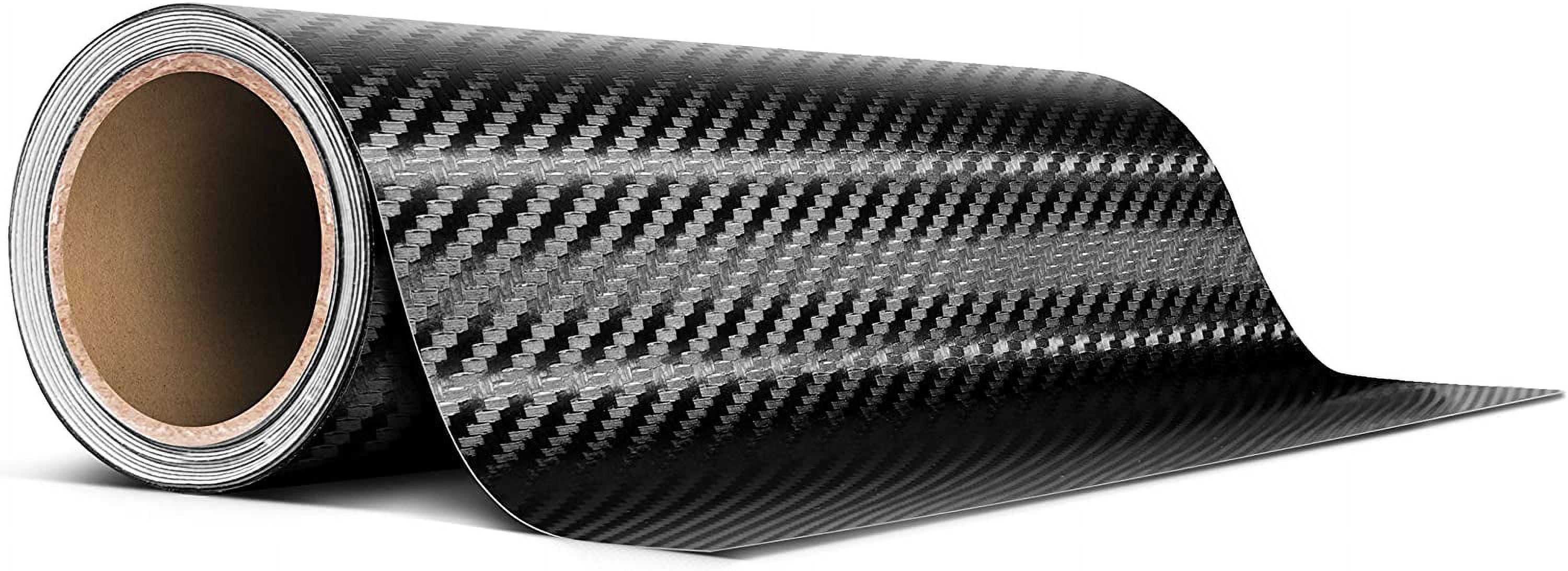 PET 3K Ceramic Carbon Fiber Matte Black Silver Vinyl Wrap – EzAuto Wrap