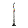 thumbnail image 1 of 12" x 71" Multi Colored Wood Handmade Giraffe Sculpture, by DecMode, 1 of 10