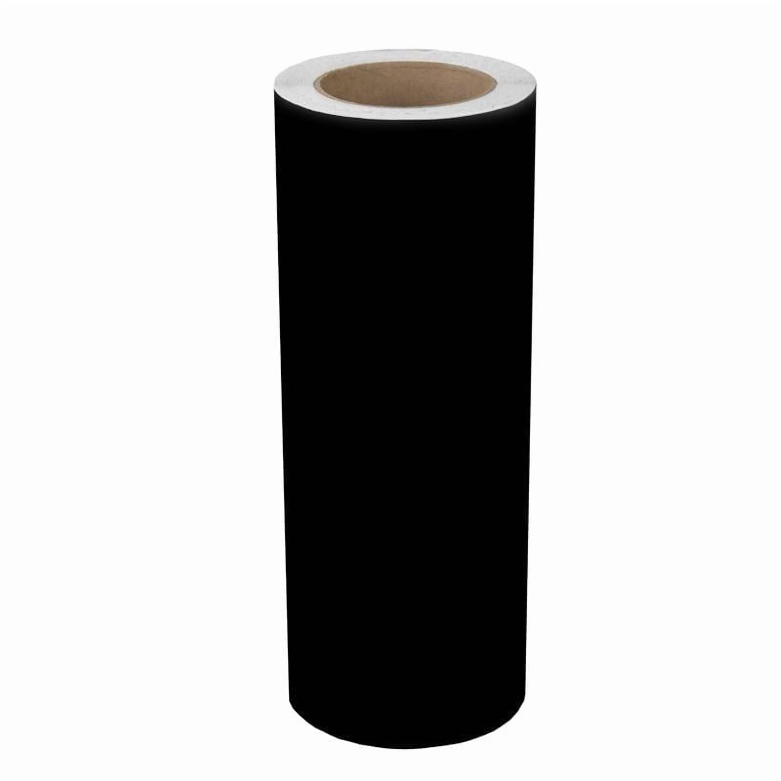 Silhouette 12" x 75' Permanent Vinyl Roll - Matte Black