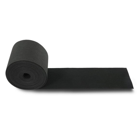 12" x 75' Ribbed Bunk Carpet Marine Boat Trailer Runners Outdoor Black