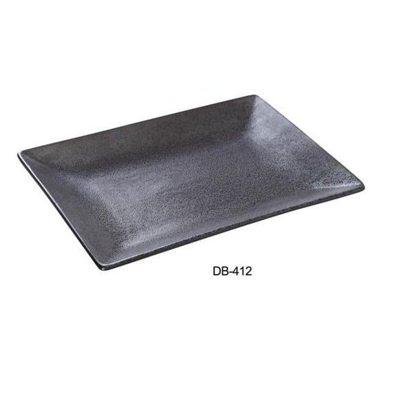 12 x 8.5 in. Rectangular Plate, Matte Glaze - Pack of 12