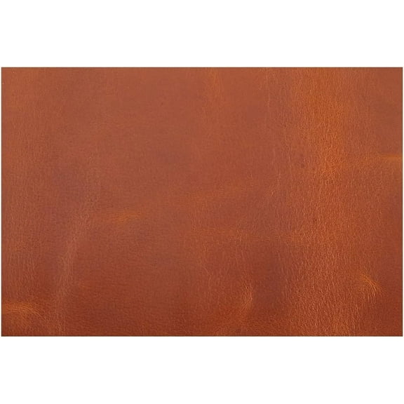 12 x 8 Inch Natural Grain Cow Leather Sheet 2mm Thick Genuine Leather Fabric Sheets Pre Cut Leather Pieces Glossy Cowhide Leather Scrap Crafts for DIY DIY Crafts Bracelets Jewelry Making