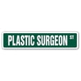 thumbnail image 1 of 12 x 8 in. Plastic Surgeon Sign, 1 of 1