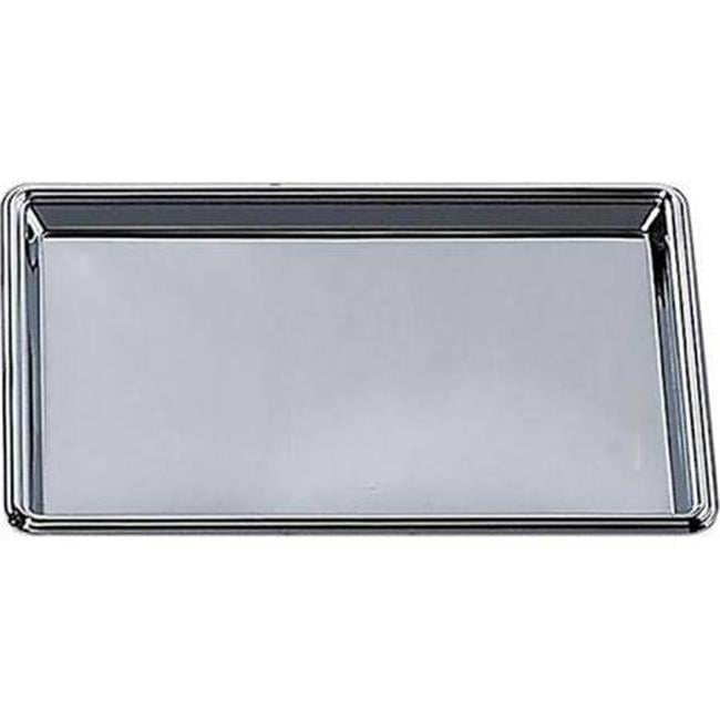Nickel Plated Stainless Steel 12x8 Rectangular Tray