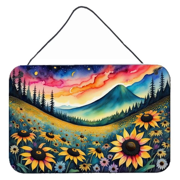 12 x 8 in. Unisex Black-eyed Susans in Color Wall or Door Hanging Prints