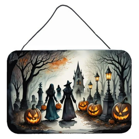 12 x 8 in. Unisex Vampires Spooky Halloween Wall or Door Hanging Prints