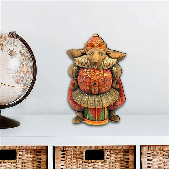 12 x 9 in. Jester Clock Halloween Outdoor Decor Large Ornaments