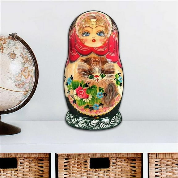 12 x 9 in. Nesting Doll Christmas Outdoor Decor Large Ornaments