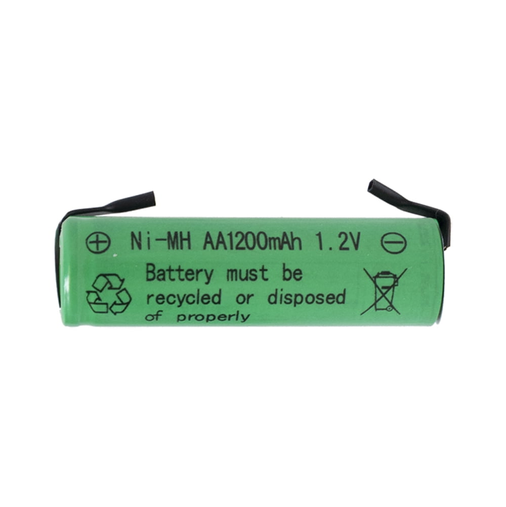 12 x AA NiMH Batteries with Tabs (1200 mAh)