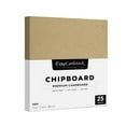 thumbnail image 1 of 12" x 12" Chipboard Heavyweight 40 Pt (Point) Cardboard Scrapbook Sheets | Brown Kraft Paper Boards | Great for Arts and Crafts, Packaging, Product and Gift Tags, Photo Mats | 25 Sheets per Pack, 1 of 6