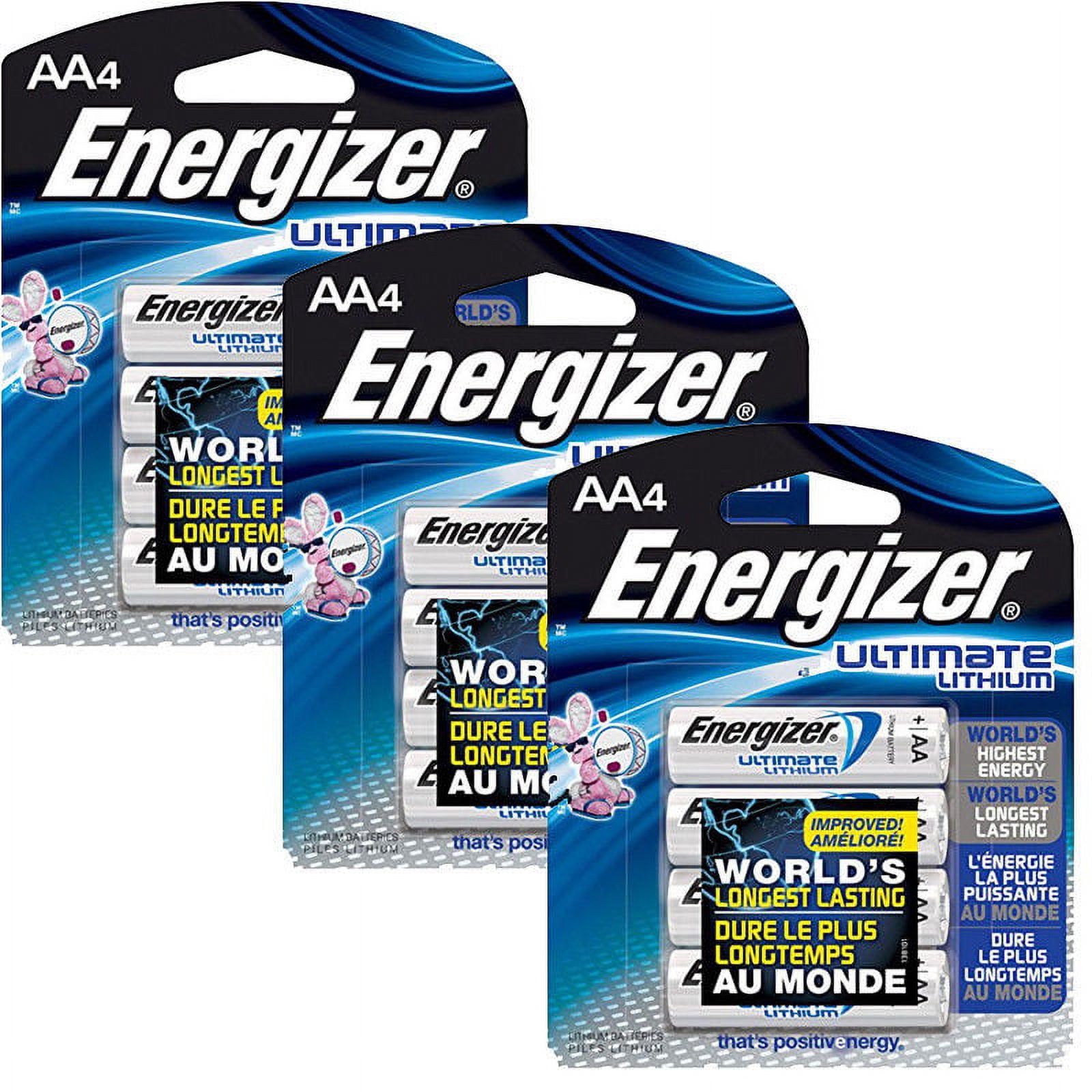 24 X Energizer AA Ultimate Lithium (2 x 12 Pk) Batteries, L91BP