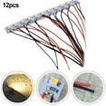 thumbnail image 1 of 12 x Pre-Wired Warm White 12V For SMD LED Building Interior Lighting With Wires, 1 of 9