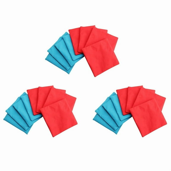 12 x Red Bean Bags 12 x Blue Bean Bags-Red&Blue