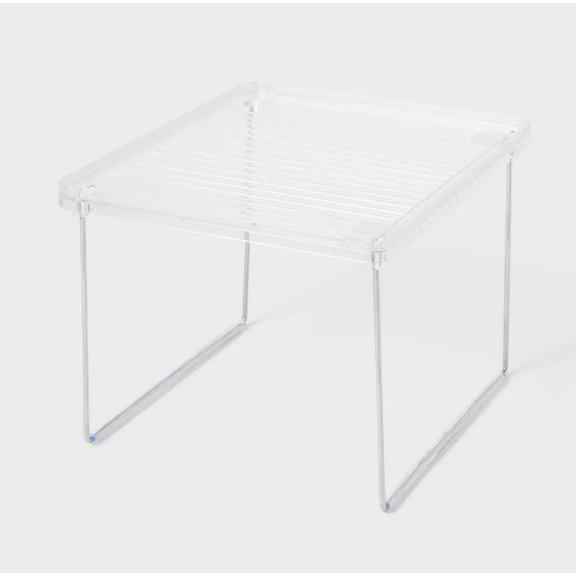 12"x10" Stackable Shelf Clear - Brightroom