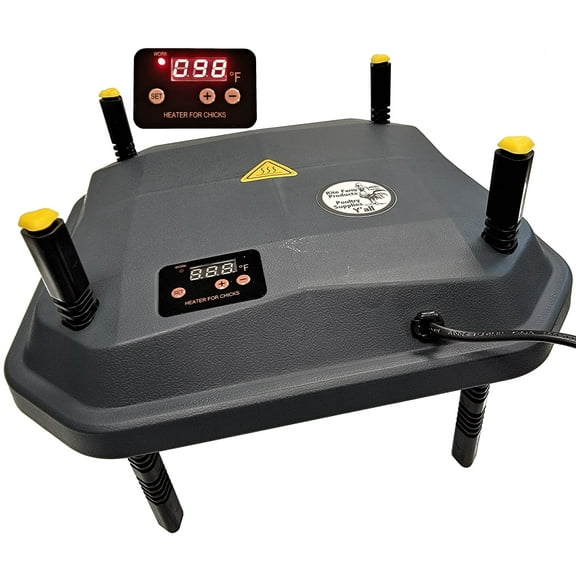 12"x12" CHICK BROODER HEATING PLATE 22-WATTS DIGITAL HEAT TEMPERATURE ADJUSTABLE