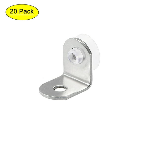 12 x12 x15mm L Shape Stainless Steel Glass Shelf Bracket 20pcs