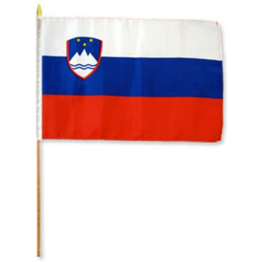 Trade Winds 12x18 European Country Stick Flags – Set Of 20 With Wood Staffs – Polyester