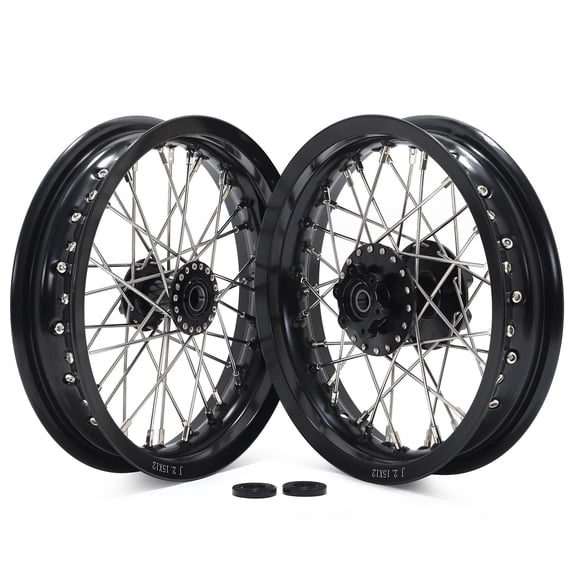 12"x2.15" Complete Wheels Rim Hubs for Sur-Ron Light Bee LBX for Segway X260 X160