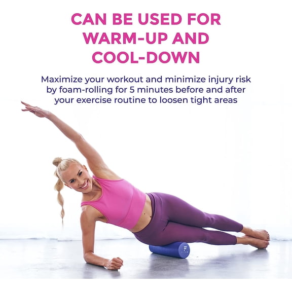 - 12"x4" Travel Sized Recovery Roller & Sculpt Resistance Bands Bundle - Workout Equipment Set for Gym and Home Exercise - Workout with Non-Slip Exercise Bands &  Foam Roller Set