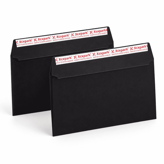 120 #10 Black Sseal 4-1/8 X 9-1/2 Inches Security Envelopes Windowless Invisible Super Strong Quick With Tint Pattern