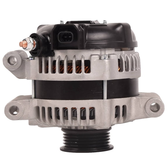 120 12 Alternator with Pulley 1-Year Warranty-120Amp 12V Alternator