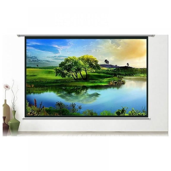 120/150 Inch Portable Projector Screen 16:9 HD Anti-Crease Indoor Outdoor-60"-white