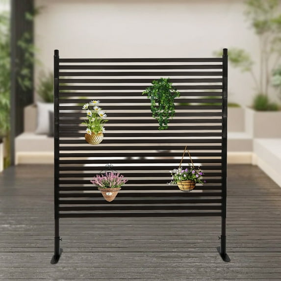 120*150cm Outdoor Backyard Privacy Fence Screen Tall Divider Height Adjustable