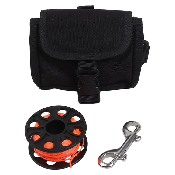 120*15cm Marker Buoy Scuba Diving SMB Diver Below Signal with Spool and Snap