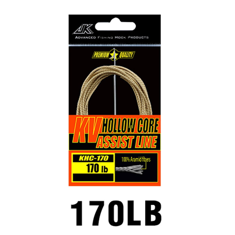 120/170/250/330Lb Braided Fishing Assist Line Pe Hollow Core Hook Binding  Rope 