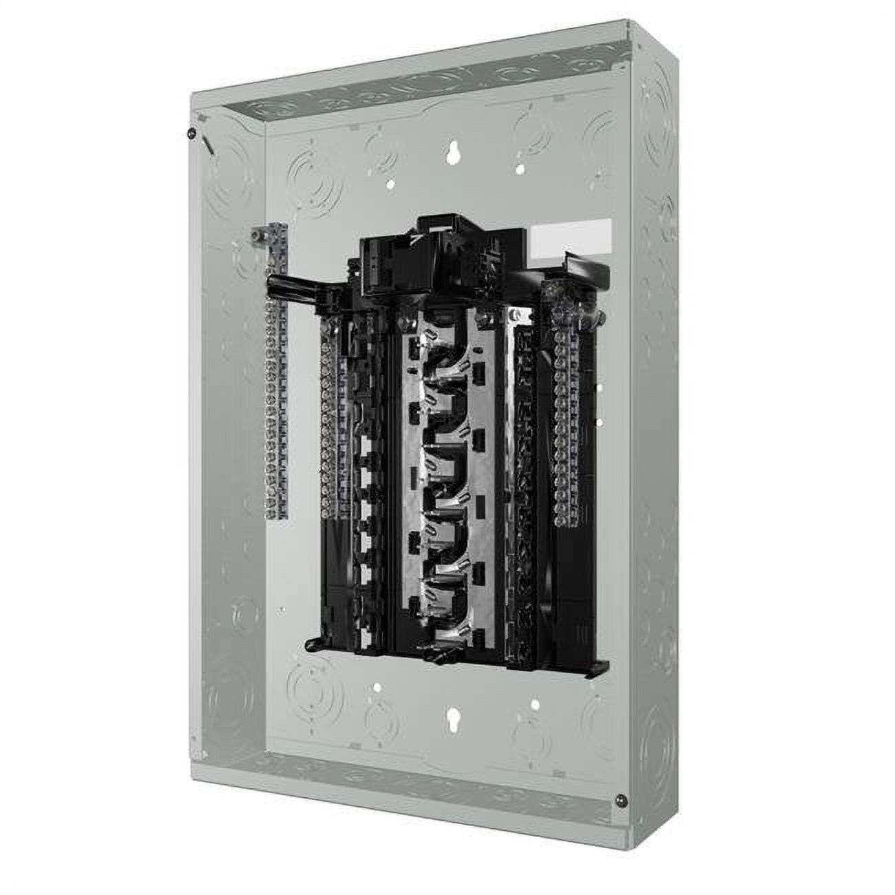 120 & 240V SN Series 20 Space, 40 Circuits Combination Mount Circuit Breaker Panel - 100 amps