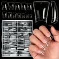 thumbnail image 1 of 120/504pcs Short Curved Nails Tips Half Covers for Salon or Home Use Professional Nails Tips Creative Nails Designs, 1 of 8