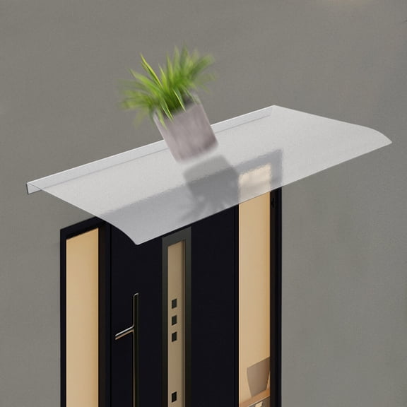 47.2 x 19.7 Rain Shelter Solid Fixed Awning, Waterproof