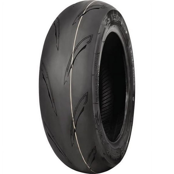 Kenda KD2 Kwick 120/80-12 Front Motorcycle & Scooter Tire (120/80-12) w/Keychain
